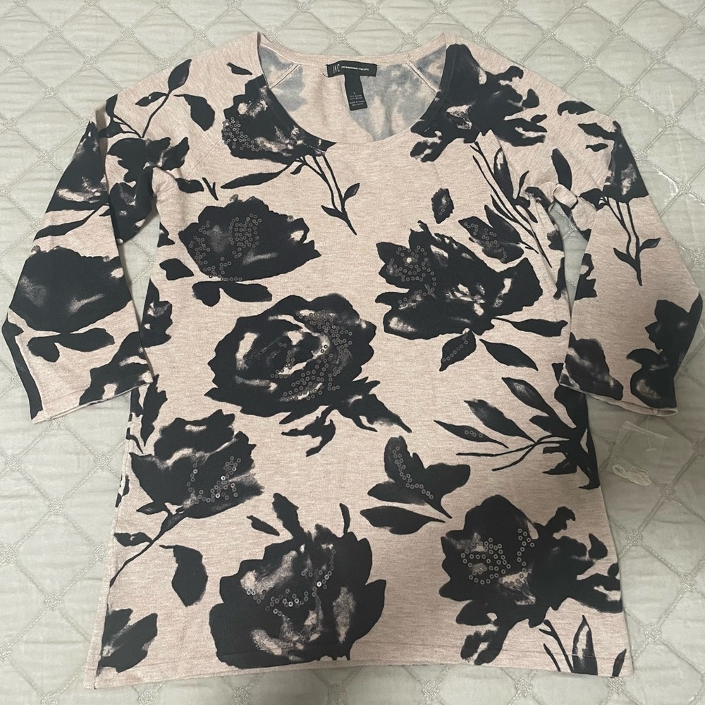 I.N.C. International Concepts Top L